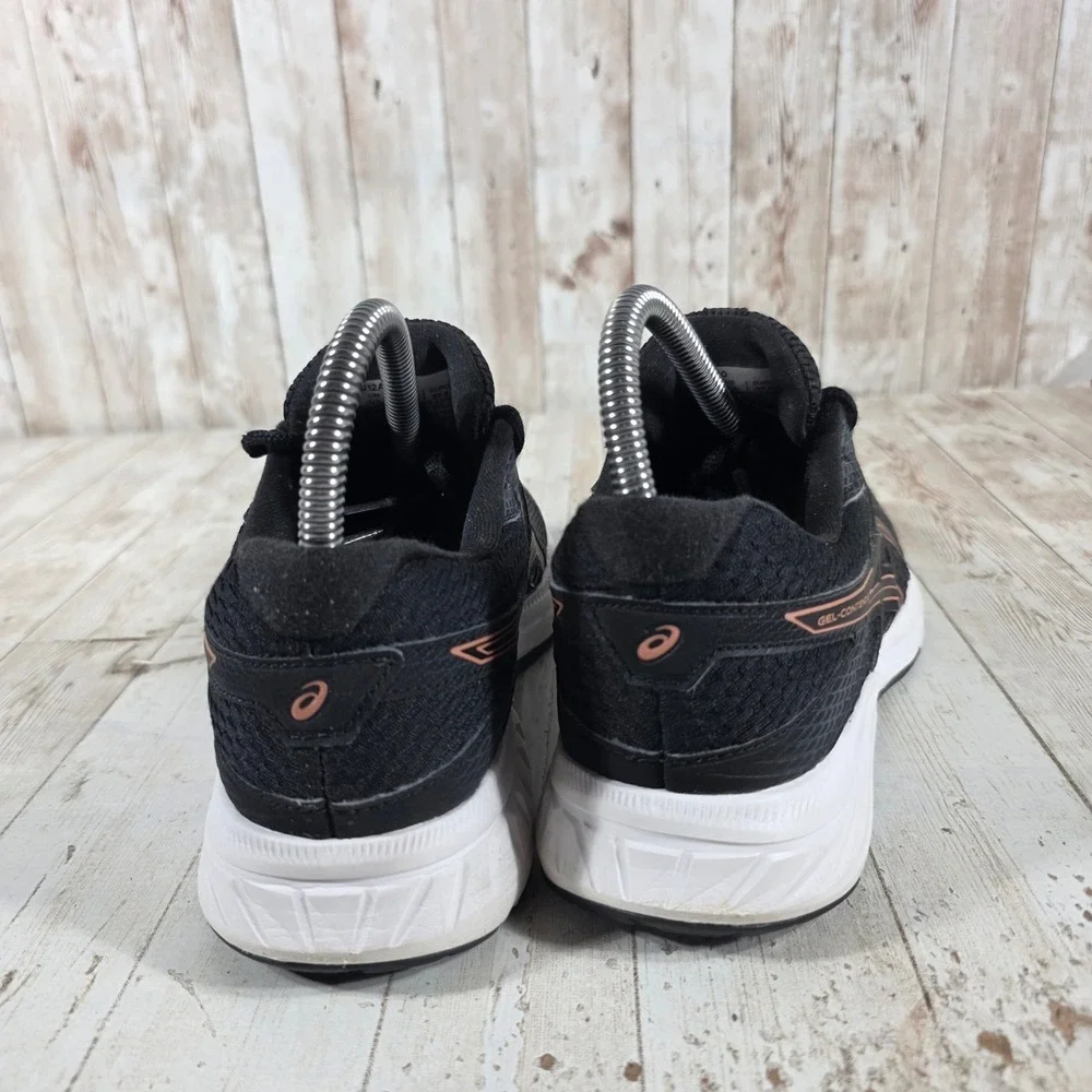 ASICS Gel-Contend‎ 6 Womens Running Shoes Black Rose Gold 1012A570 Size 6.5